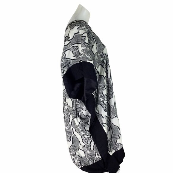 Riser Goodwyn Cotton Silk V-Neck Animal Print - Picture 7 of 8